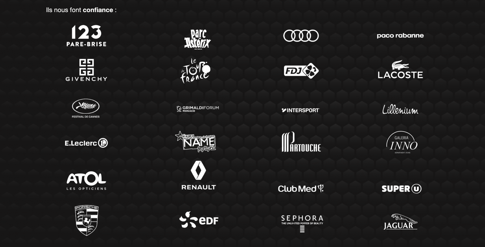 Les entreprises qui nous font confiance 